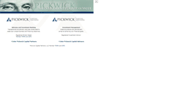 Desktop Screenshot of pickwickcapital.com