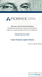 Mobile Screenshot of pickwickcapital.com